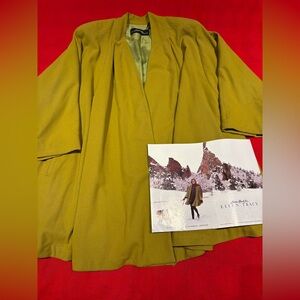 Vintage 100% Wool Oversized Ellen Tracy Women's Jacket Coat